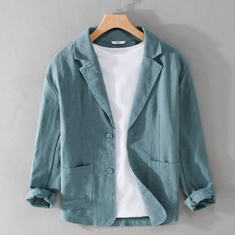 Elegant Leandro Linen Jacket for Effortless Style