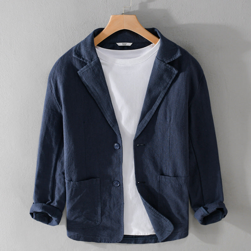 Elegant Leandro Linen Jacket for Effortless Style
