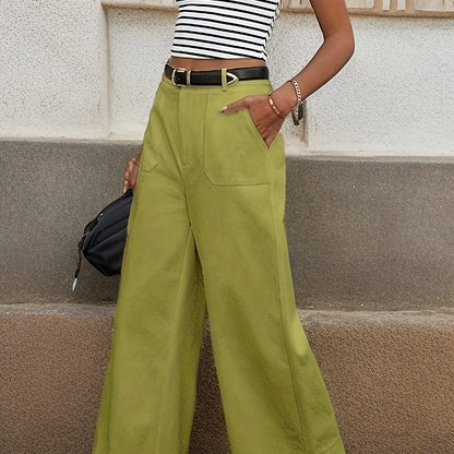 Chic Mara High-Waisted Relaxed Fit Trousers