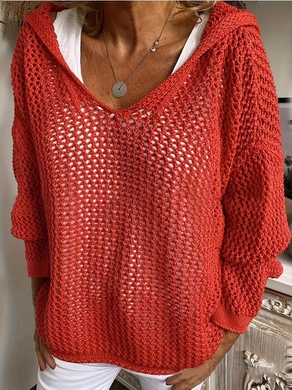 Cozy Lana Knit Hooded Sweater for Ultimate Comfort