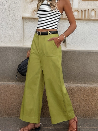 Chic Mara High-Waisted Relaxed Fit Trousers