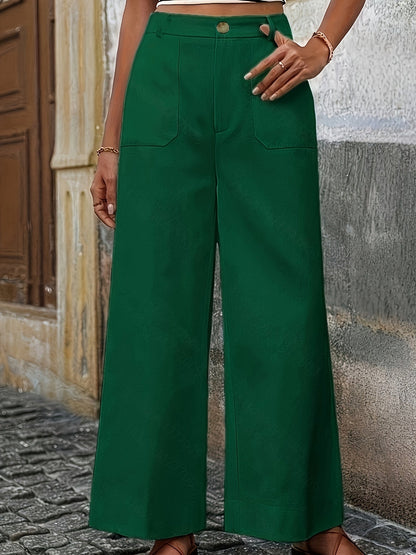 Chic Mara High-Waisted Relaxed Fit Trousers