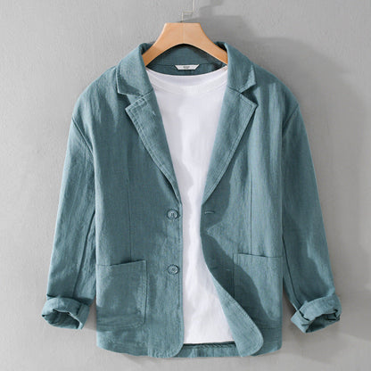 Elegant Leandro Linen Jacket for Effortless Style