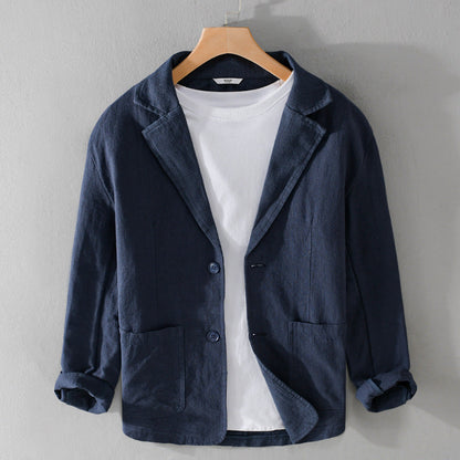 Elegant Leandro Linen Jacket for Effortless Style