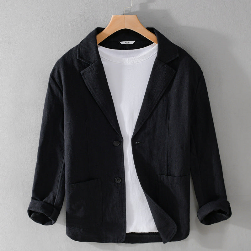 Elegant Leandro Linen Jacket for Effortless Style