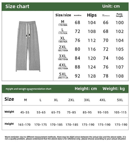 Axis-Stripe Relaxed Trousers