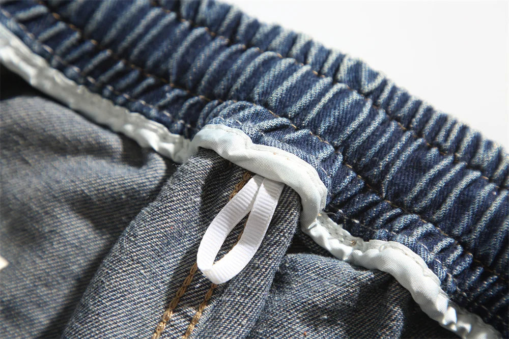 Axis-Wash Baggy Straight-Leg Jeans