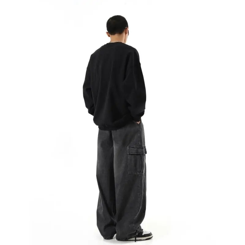 Driftline Baggy Cargo Denim Pants
