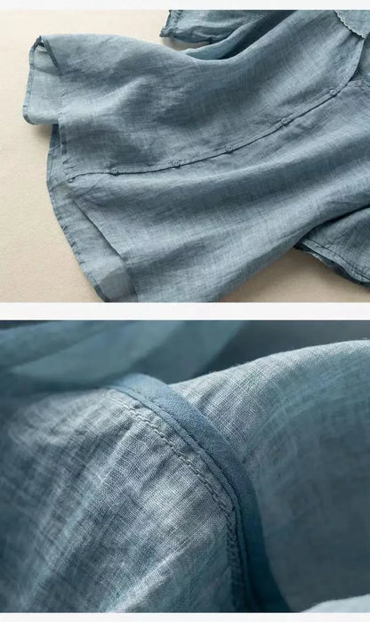 Breeze-Linen Short-Sleeve Shirt