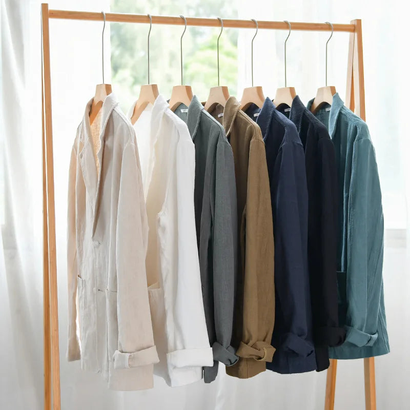 Elegant Leandro Linen Jacket for Effortless Style