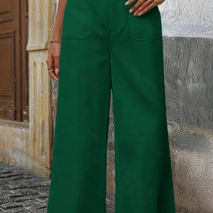 Chic Mara High-Waisted Relaxed Fit Trousers